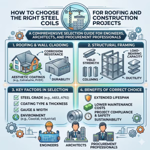 How to Choose the Right Steel Coil for Roofing and Construction Projects
